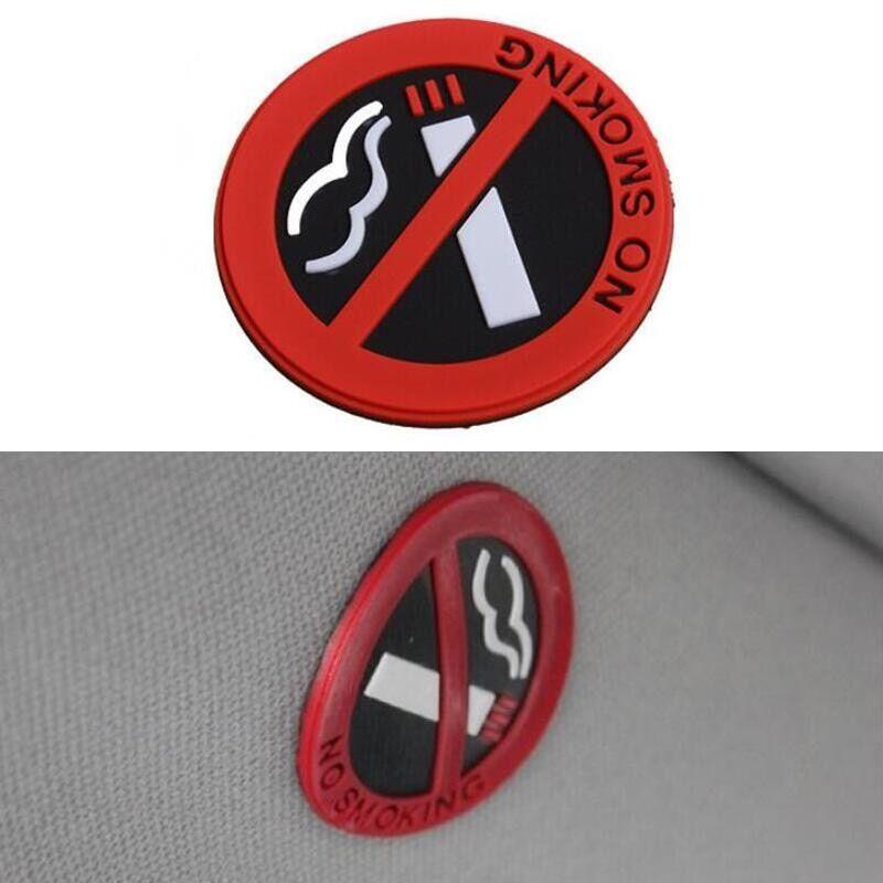 Smoking VW Logo - Car NO SMOKING Sign Tips Warning Logo Stickers For Volkswagen VW ...