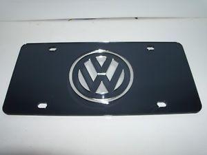 Smoking VW Logo - Volkswagen, VW License Plate Colors Silver NEW!!