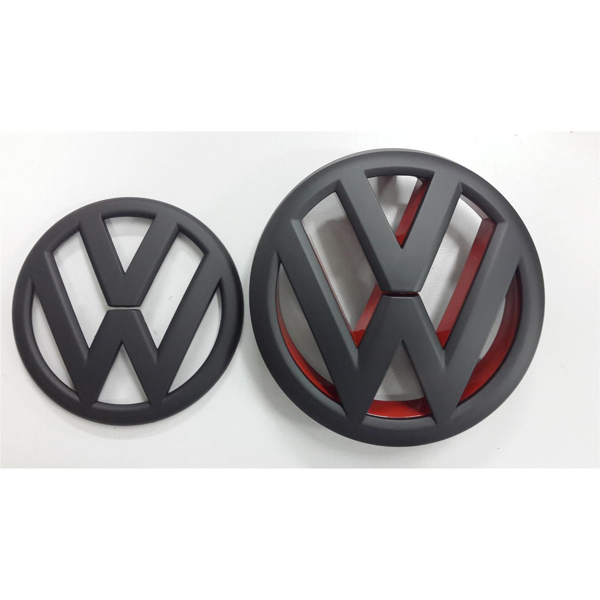 Smoking VW Logo - Volkswagen Smoke Black Front & Back Emblem | 11street Malaysia ...