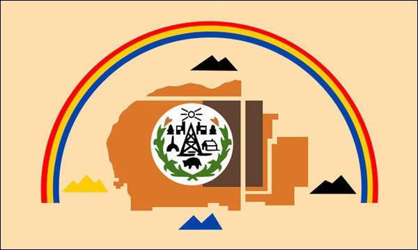 American Indian Logo - 3x5 Inch Navajo Nation Flag Sticker -tribe Native American Indian ...