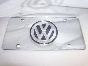 Smoking VW Logo - Volkswagen, VW License Plate Colors- Silver Smoke NEW!!
