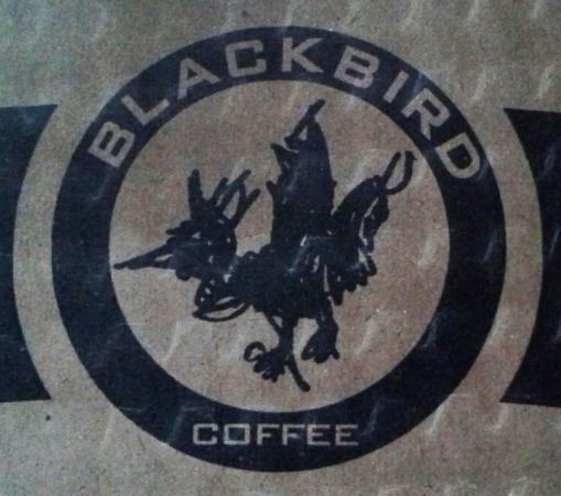 Black Bird GA Logo - Menu board at Blackbird Cafe of Blackbird Coffee