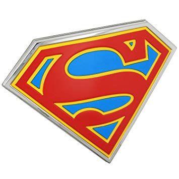 Blue Fan and Yellow Logo - Fan Emblems Supergirl Movie Logo Emblem, Premium 3D Automotive Decal ...