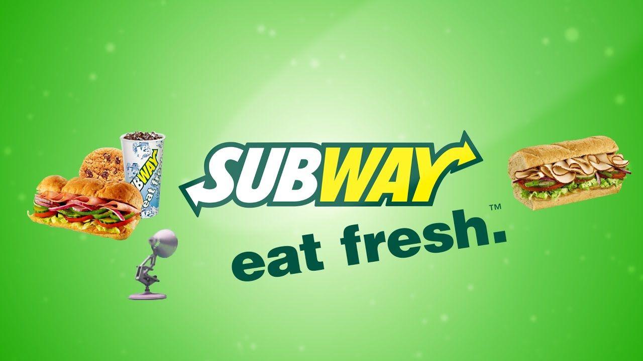 Subway Eat Fresh Logo - 406-Subway Eat Fresh Spoof Pixar Lamp Luxo Jr Logo - YouTube