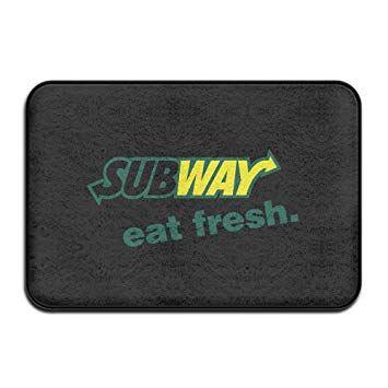 Subway Eat Fresh Logo - USA SUBWAY EAT FRESH LOGO Doormat Rug Door Mat: Amazon.ca: Patio ...