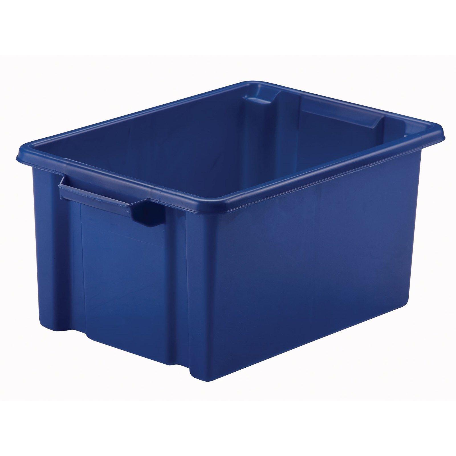 Blue Rectangle in Blue P Logo - Easy Access Deep Trays