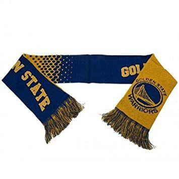 Blue Fan and Yellow Logo - Golden State Warriors Fan Scarf, Yellow Blue, One Size: Amazon.co.uk