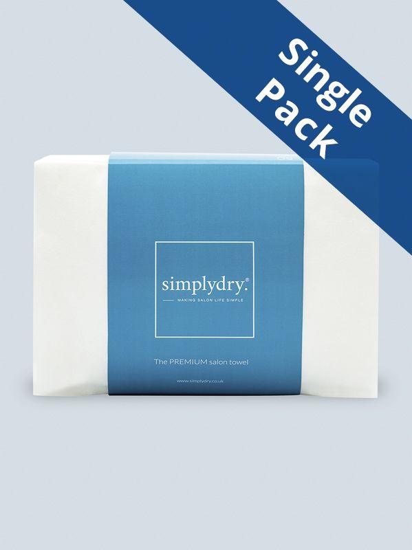 Blue Rectangle in Blue P Logo - White Towel Ultimate – Smooth Finish Single Pack | Simply Dry ...