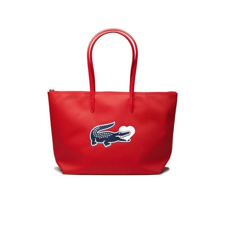 Luggage Red Cross Logo - Purses and Handbags |Clutches and Totes | LACOSTE