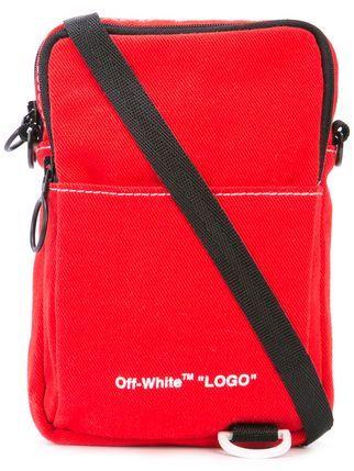 Luggage Red Cross Logo - Off-White Logo Cross Body Bag - Farfetch