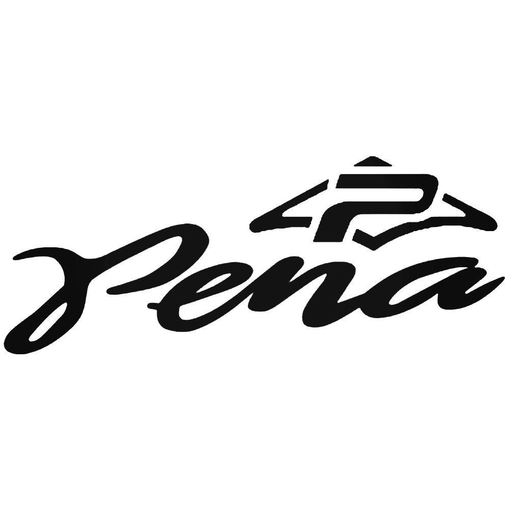 Surf Wear Logo - Pena Surfwear Logo Decal Sticker
