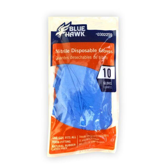 Orange and Blue Hawk Logo - Blue Hawk Disposable Nitrile Gloves Nl10 | eBay