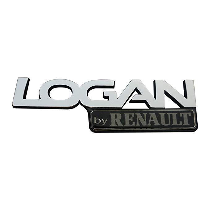 Logan Logo - BSP579 Chrome Logan by Renault Badge Monogram Emblem