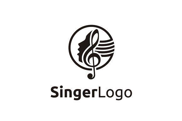 Singer Logo - Singer/Vocal/Choir logo design ~ Logo Templates ~ Creative Market