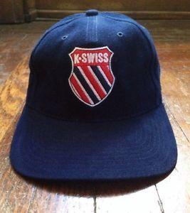 Swiss Shield Logo - Vintage K Swiss Shield Logo Strapback Hat Cap Adult OSFA Deadstock