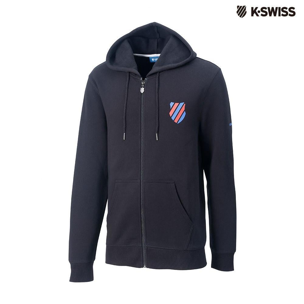 Swiss Shield Logo - K SWISS】Shield Logo JKT刷毛連帽外套 女 黑 Momo購物網