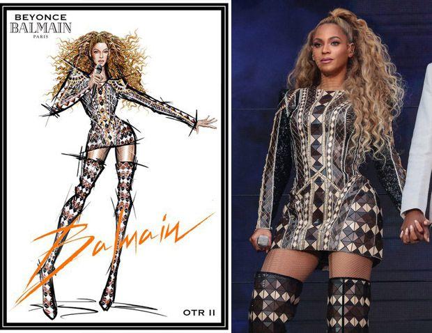 Balmain Beyonce Logo - Beyonce Knowles Rocks Dundas, Gucci, Givenchy, Balmain & More For ...