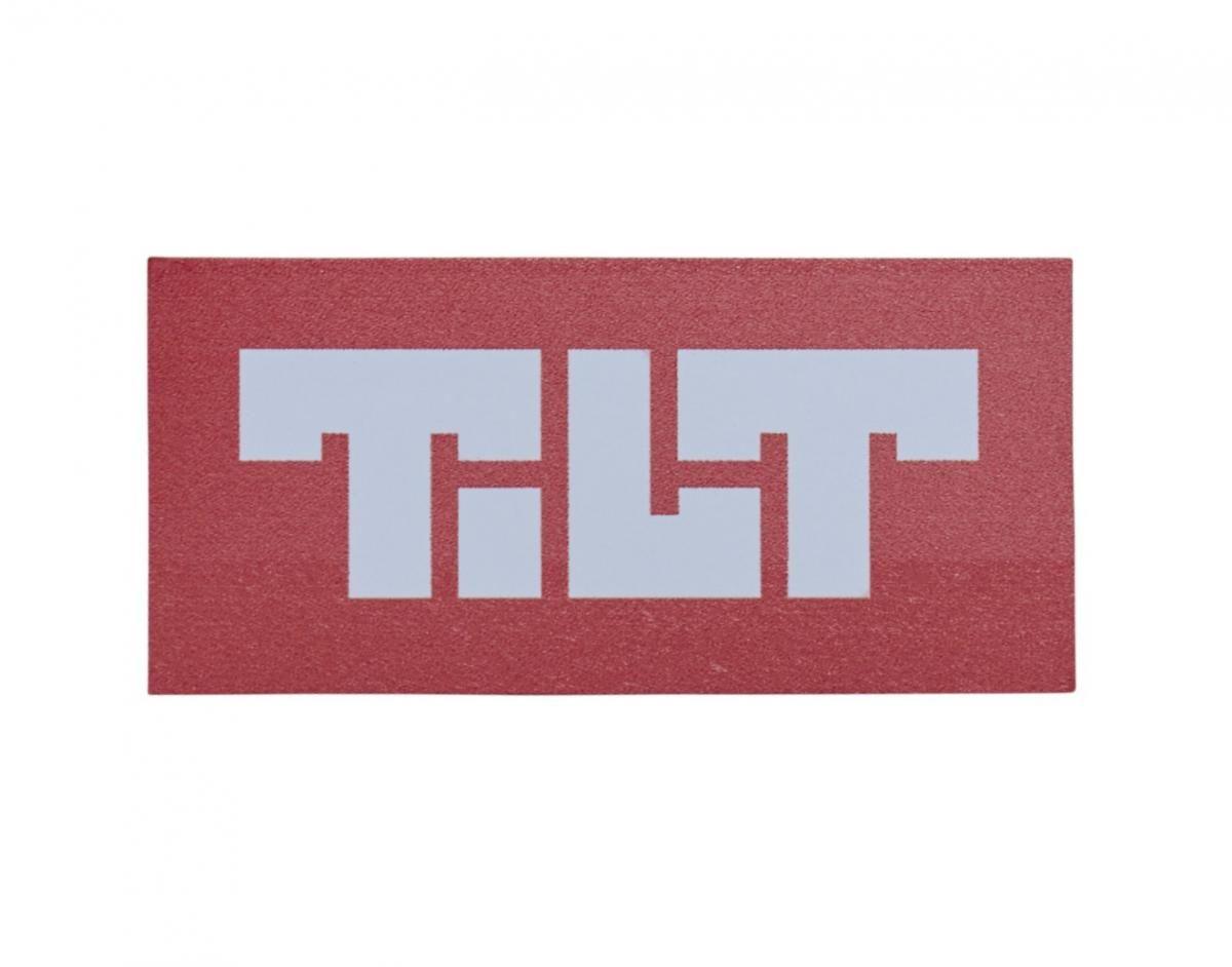 Red Scooters Logo - Tilt Block Logo Shop Sticker | The Vault Pro Scooters