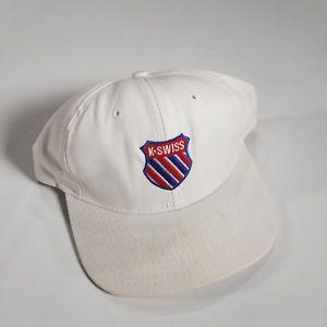 Swiss Shield Logo - K-Swiss Shield Logo White Spell Out Snapback Dad Cap Hat Cotton VTG ...