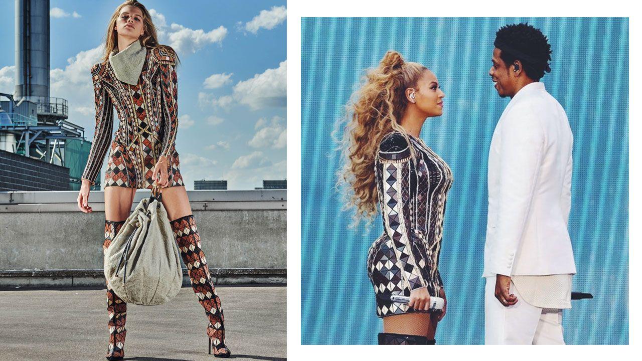 Balmain Beyonce Logo - Every look in the Beyonce endorsed Balmain Resort 2019 collection