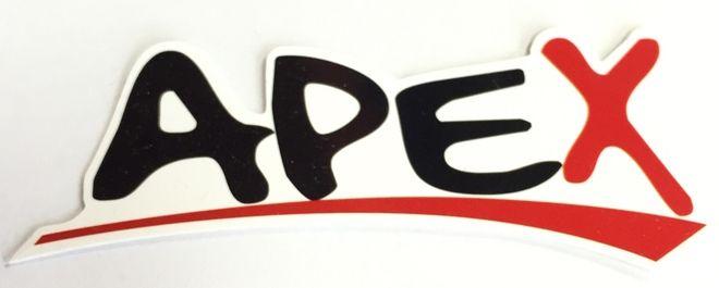 Red Scooters Logo - Apex Logo Sticker Red Small 2.25 Scooters Canada