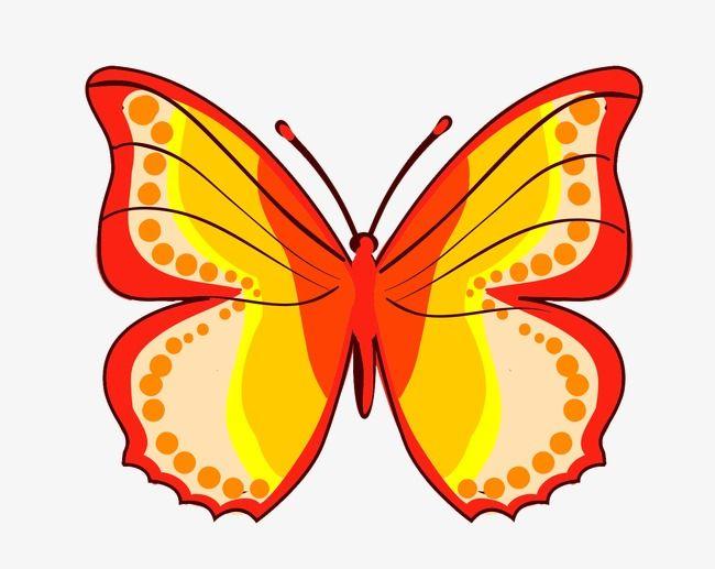 Red and Yellow Butterfly Logo - Yellow Butterfly, Butterfly, Beautiful Butterfly, Red Butterfly PNG