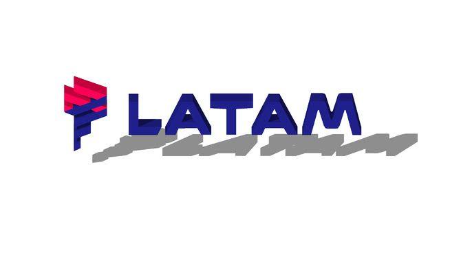 Latam Logo - LATAM Airlines (2015) Logo | 3D Warehouse