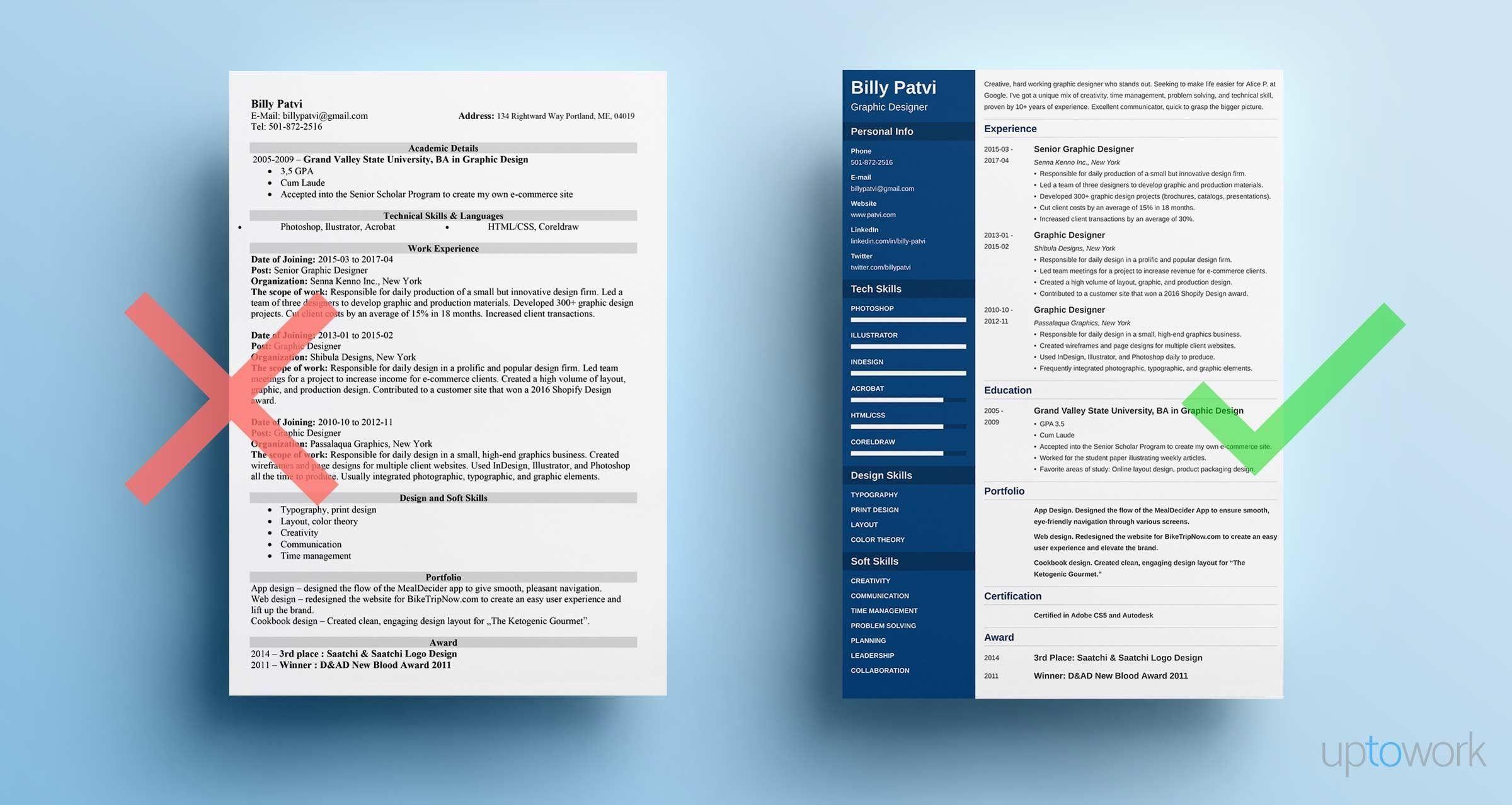 Resume Logo - Graphic Design Resume: Sample & Guide [+20 Examples]