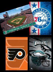 Eagles Phillies Flyers 76Ers Logo - PHILADELPHIA SPORTS 4-POSTER COMBO - Eagles, Flyers, 76ers, Phillies ...