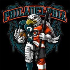 Eagles Phillies Flyers Combined Logo - 801 Best Philadelphia eagles images in 2019 | Fly eagles fly ...