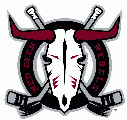 Red Hockey Logo - Red Deer Rebels hockey logo from 2002-03 at Hockeydb.com