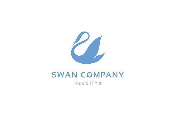 Swan Company Logo - Swan company logo. Logo Templates Creative Market