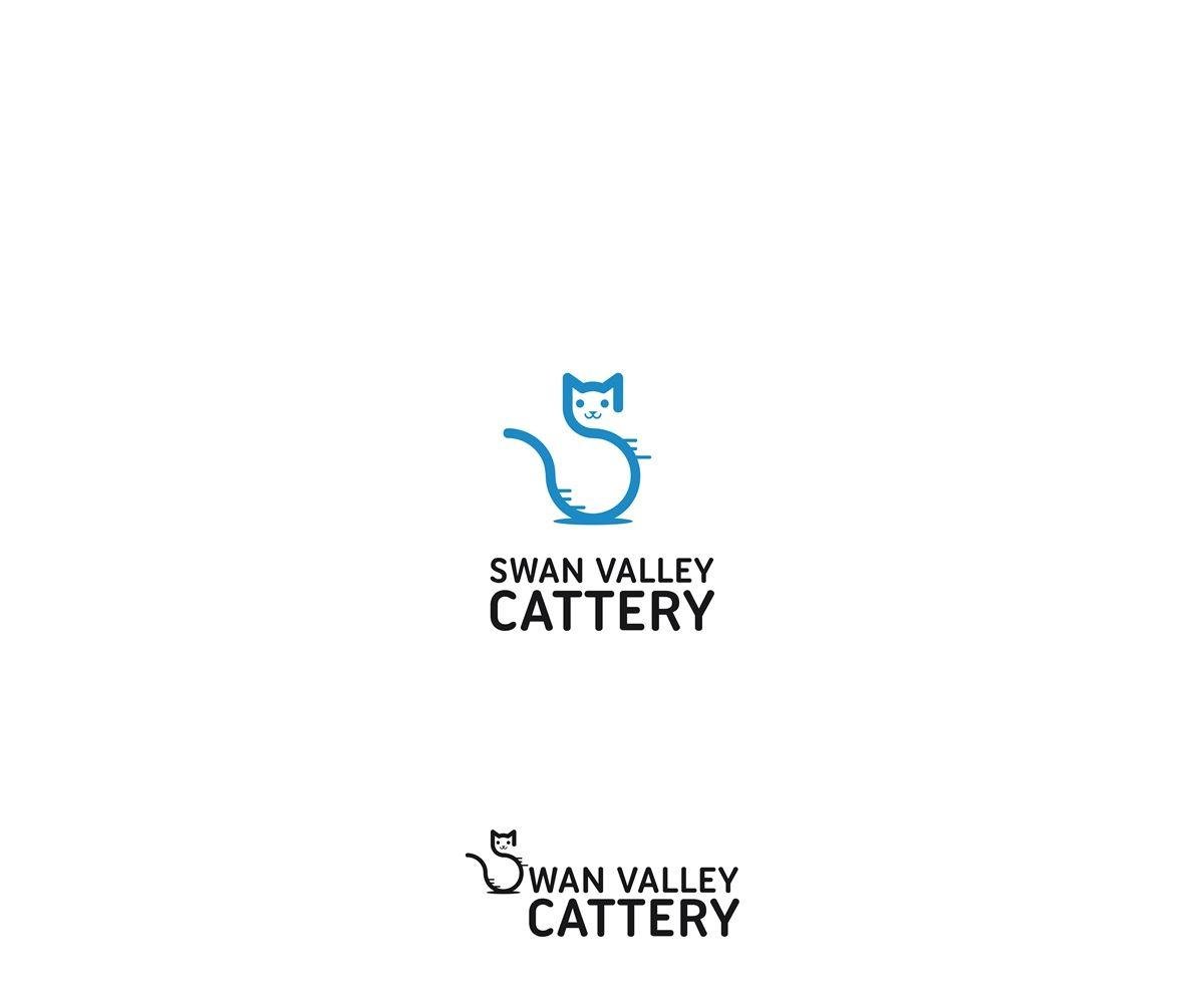 Swan Company Logo - Playful, Modern, Accommodation Logo Design for Swan Valley Cattery ...
