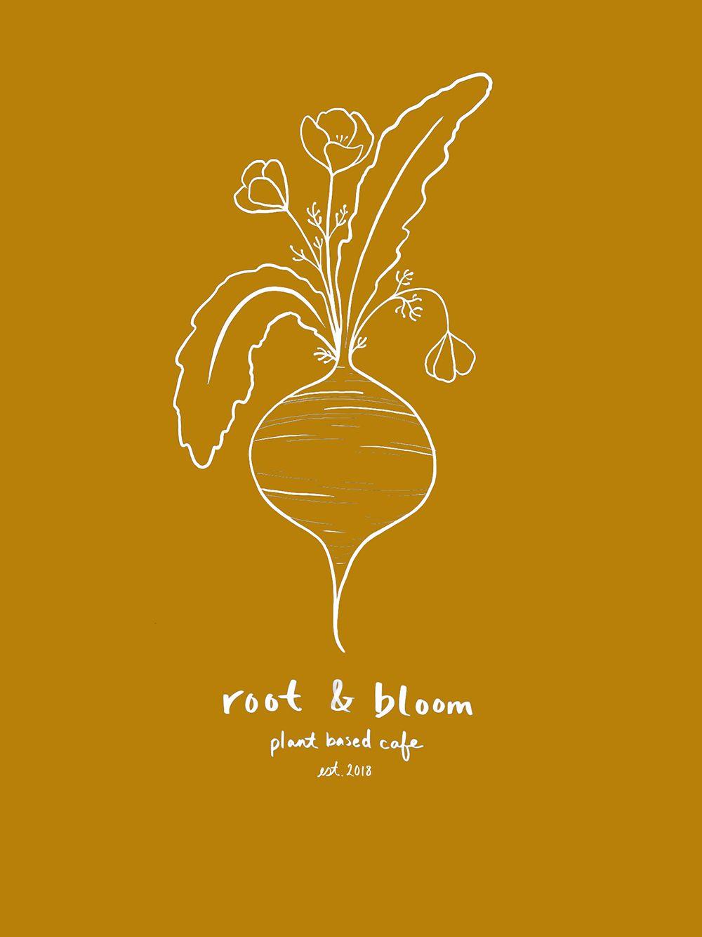 Yellow Bloom Logo - Root & Bloom
