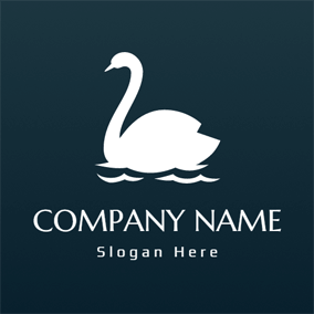 White Swan Company Logo - Free Swan Logo Designs | DesignEvo Logo Maker