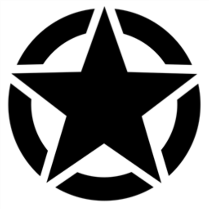 Roblox Star Logo - American Military Star [Free] - Roblox