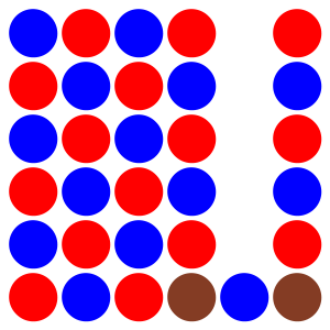 Red Blue Circular Logo - 1.9 Same --- Dot-Removing Game