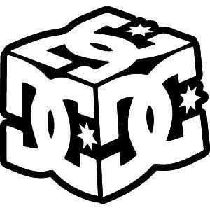 DC Shoes Logo - Passion Stickers - DC Shoes Cube Logo Decals & Stickers