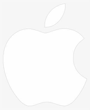 White Apple Logo Transparent Background