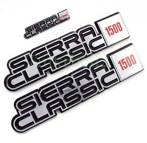 Classic GMC Logo - 81 82 83 84 85 86 87 GMC Truck Sierra Classic 1500 Fender Dash ...