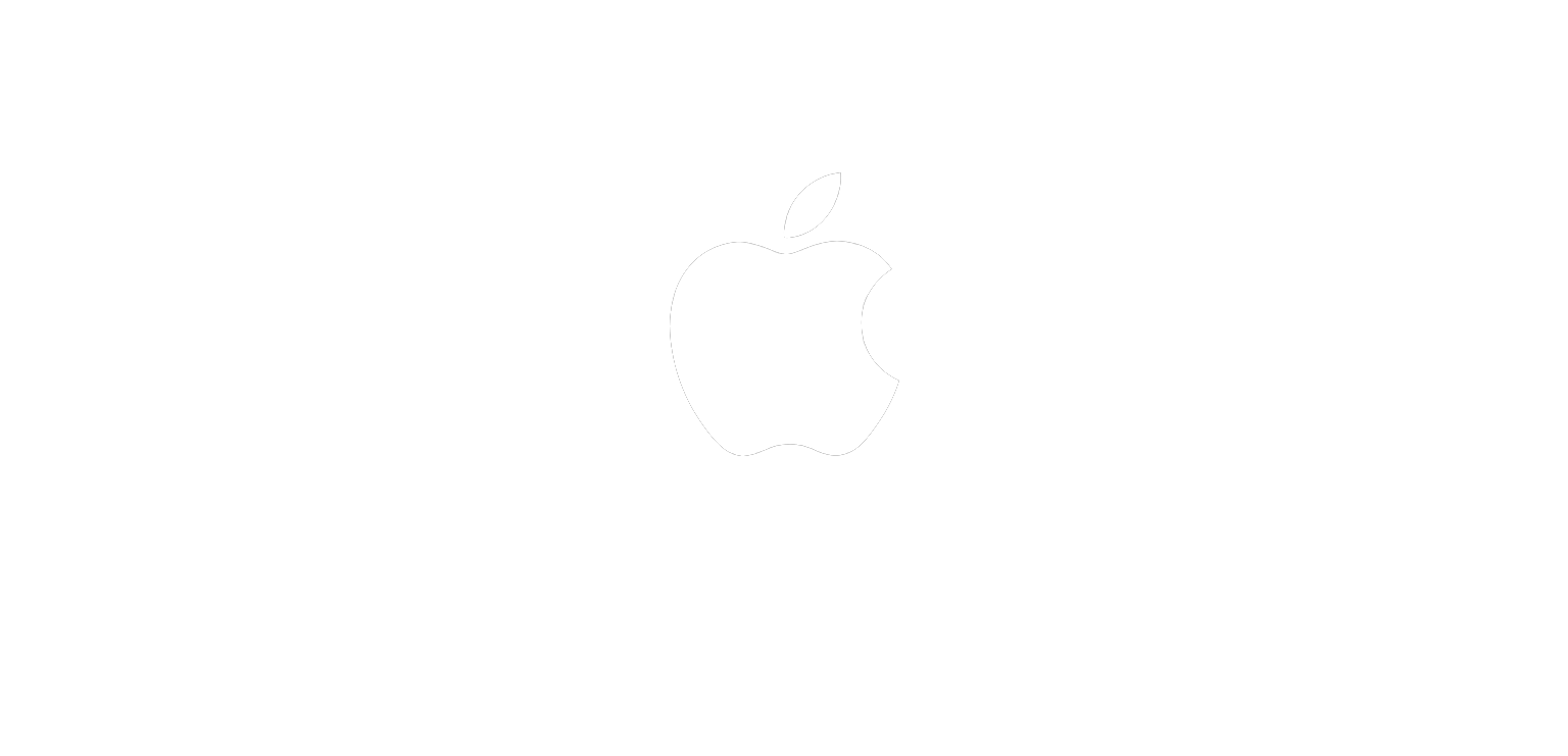 White Transparent Apple Logo - Apple PNG Transparent Image