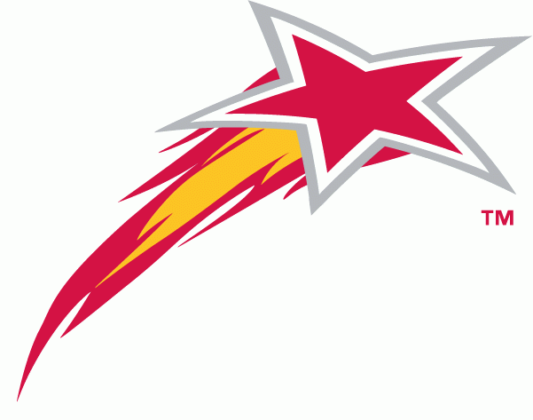 White and Red Star Logo - Huntsville Stars Alternate Logo - Southern League (SL) - Chris ...