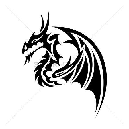 Dragon Wings Logo - Free Dragon Wings Stock Vectors | StockUnlimited