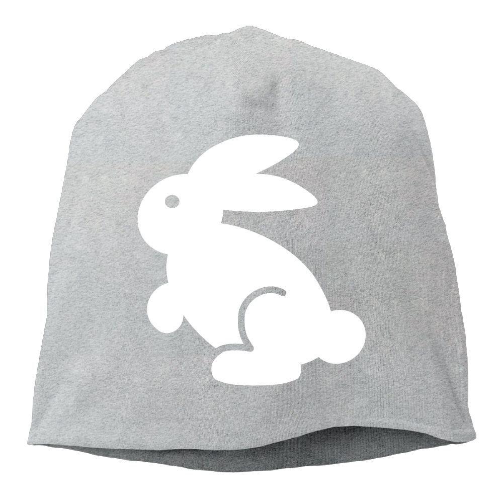 Cute Bunny Logo - Janeither Fashion Solid Color Cute Bunny Logo Warm Cap