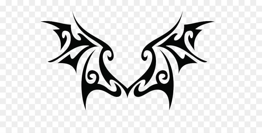 Dragon Wing Logo - Dragon Clip art - Totem black wings png download - 672*441 - Free ...