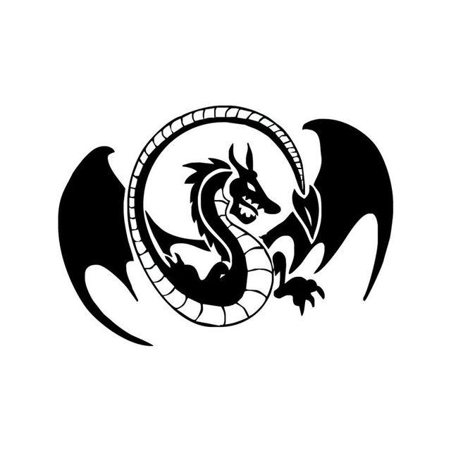 Dragon Wing Logo - Car stying 17.7*12.8CM China Dragon Wings Car Stickers Personalized ...