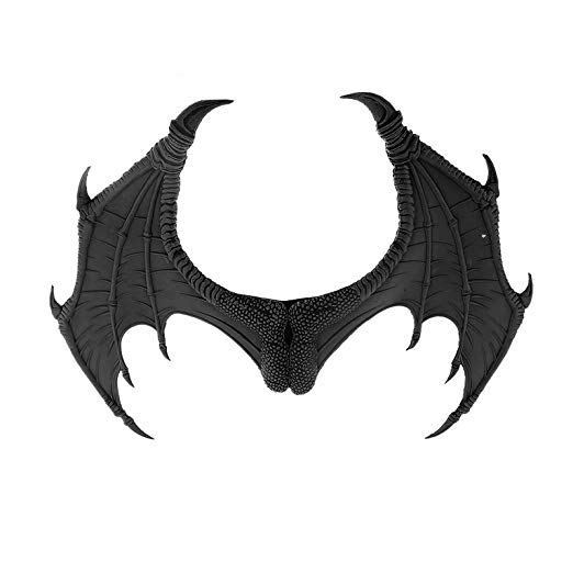 Dragon Wings Logo - Amazon.com: Supersoft Dragon Wings, 24.5 inches (Black): Clothing