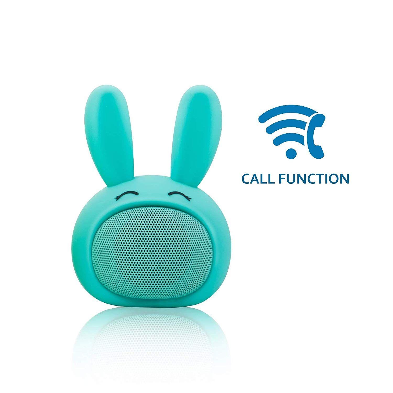 Cute Bunny Logo - Amazon.com: Mini Bluetooth Speaker Wireless Portable Cute Bunny with ...