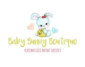 Cute Bunny Logo - Cute bunny logo | Etsy