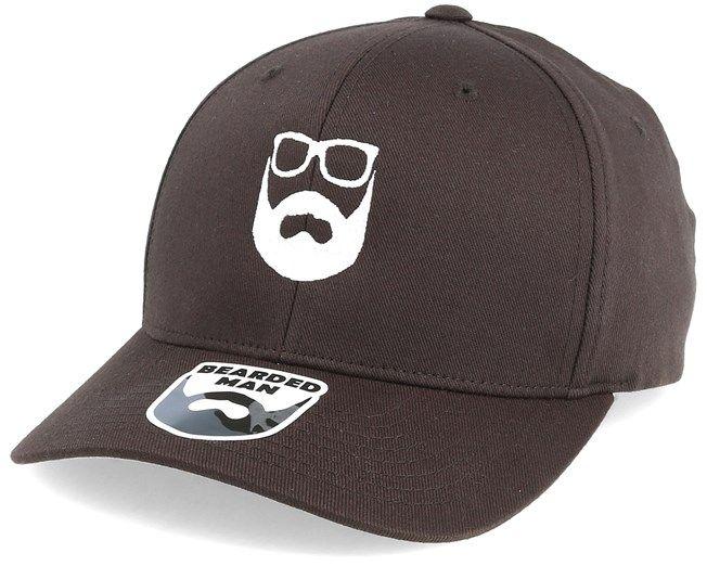Brown White Logo - Logo Brown/White Flexfit - Bearded Man caps | Hatstore.co.uk
